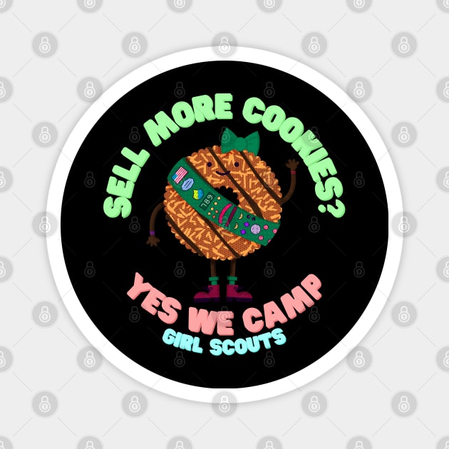 Girl scout Samoa Cookie Magnet by GiveMeThatPencil